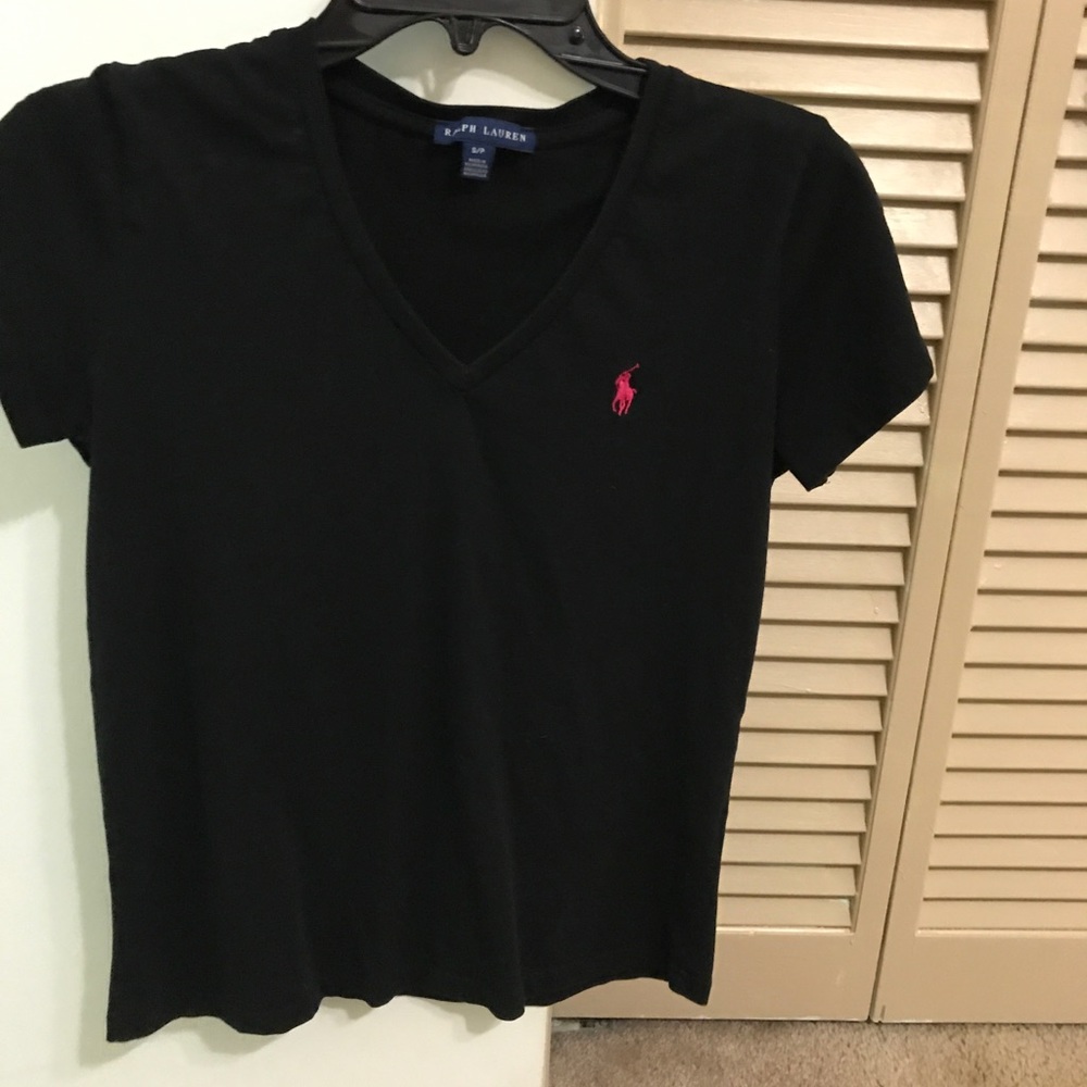 black Ralph Lauren shirt
